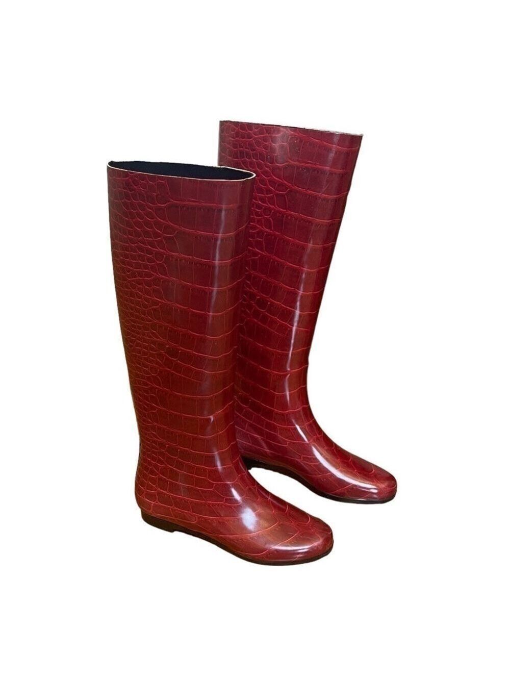 Henry Ferrera Colorado Rain Boots RED animal print women’s 6 M